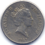 ニュージーランド旧５セント硬貨表