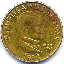 フィリピン旧２５センティモ硬貨表