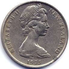 ニュージランド旧２０セント硬貨表